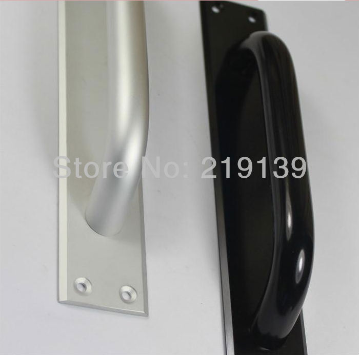Storefront Space Aluminum Big Wooden Door Handle Pull Knob For Entry Furniture Hardware Kitchen Cabinet