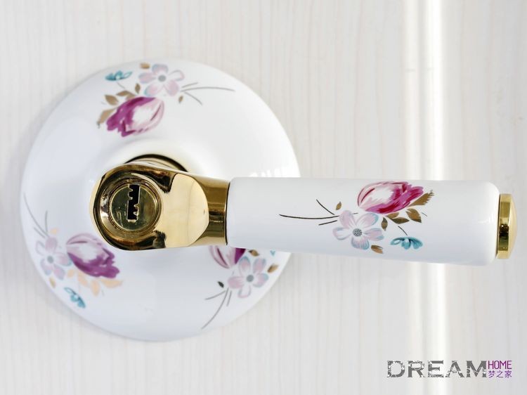 Free Shipping 1pc/lot  Bedroom door lock/ door handle lock/ livingroom security lock