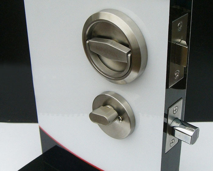 Door Locks Stainless Steel 304  Recessed Cup Handle Privacy Door Locks Set