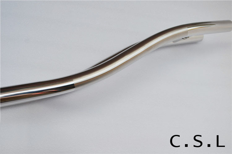 Stainless Steel 304  S-shaped Pull Handle for Glass Wood Door 600mm