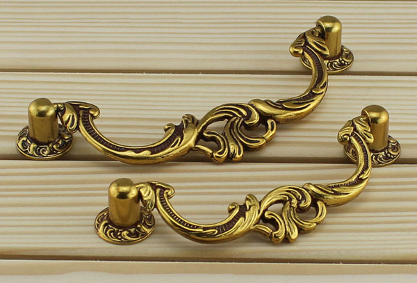 European brass furniture handle Chinese antique cabinet wardrobe drawer pulls kinds of ring door handle