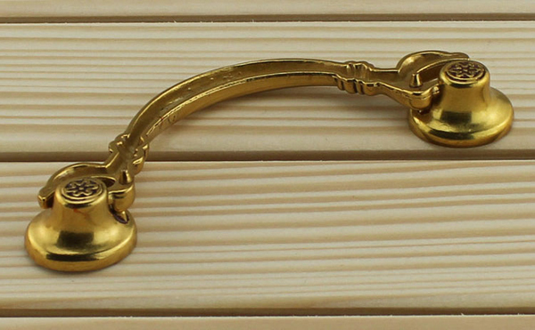 Hanging handle European copper furnitrue handle antique european-style handle cupboard knob drawer handle
