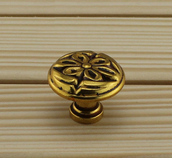 Noble home European copper archaize single hole furniture handle Classical drawer/closet knobs/pull