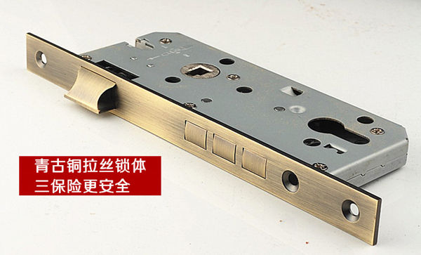 European style classic zinc alloy handle door lock New fashion type Antique brown handle lockset