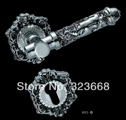 European style door lock classic zinc alloy handle lockset High grade Modern fashion Chrome fission lock