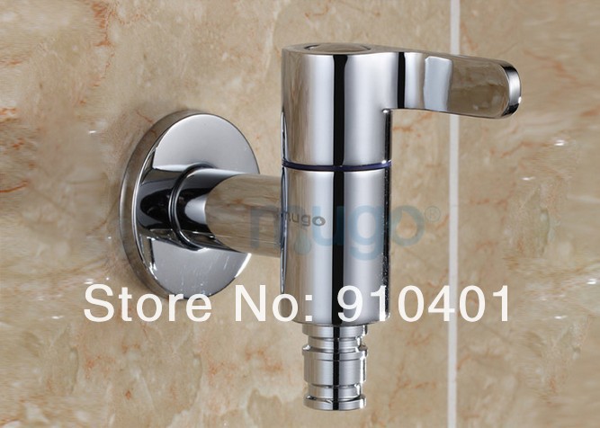 Wholesale And Retail Promotion Chrome Brass Washing Machine Cold Faucet Single Handle Mop Pool Sink Tap Faucet