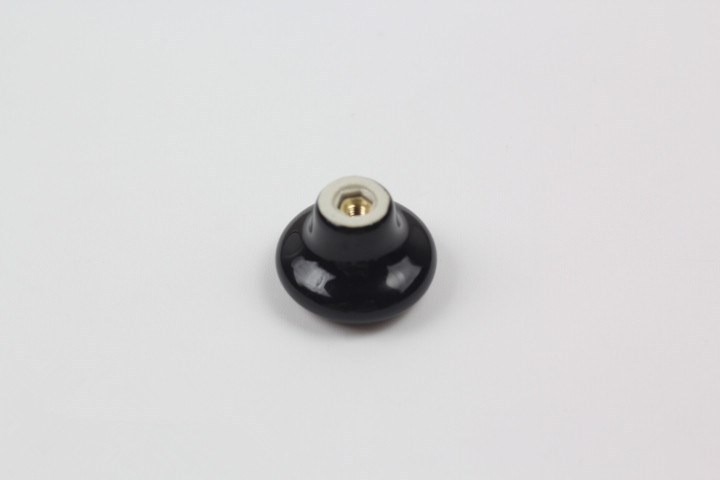 Hot Sale 10pcs 34mm Black Ceramic Knobs for Furniture Hardware Drawer Handles Dresser Pulls
