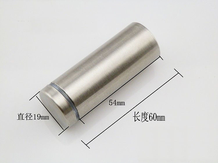 Stainless Steel Advertisement Fixing Screws Glass Standoff Pin(19mmX60mm)