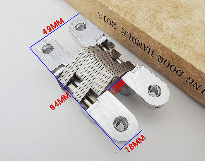 Stainless Steel Door Hinge New Stock With Screws Concealed Invisible