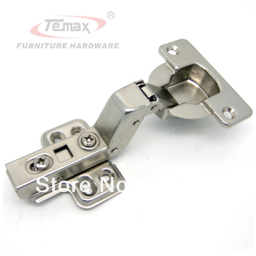2pcs 40mm Cup Soft close Insert Hydraulic satin nickel kitchen cabinet furniture hardware hinges