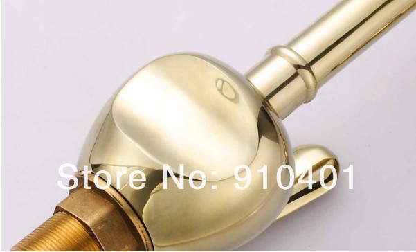 Luxury Brand New Polished Gold bathroom sink mixer tap Bathroom faucet  Wholesale Apple Base 