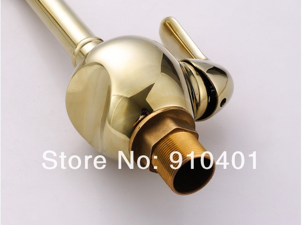 Luxury Brand New Polished Gold bathroom sink mixer tap Bathroom faucet  Wholesale Apple Base 