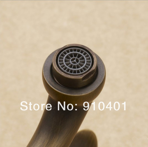 Wholesale And Retail Promotion NEW Euro Style Antique Bronze Bathroom Basin Sink Faucet Single Handle Mixer Tap