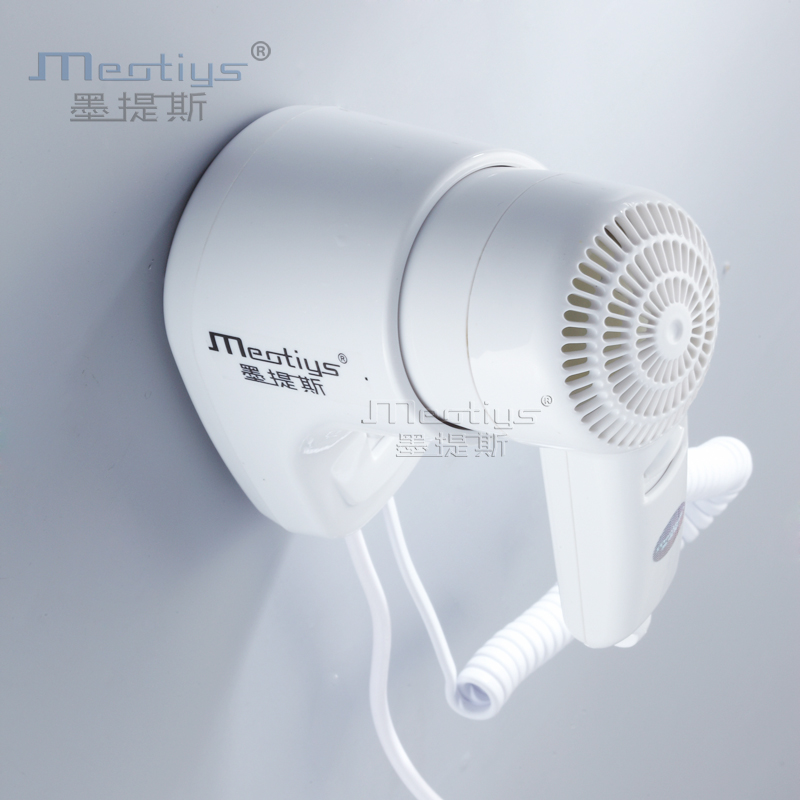 Wholesale And Retail Bathroom wall-mounted hair dryer wall hair skin dryer bathroom white color beauty hair dryer