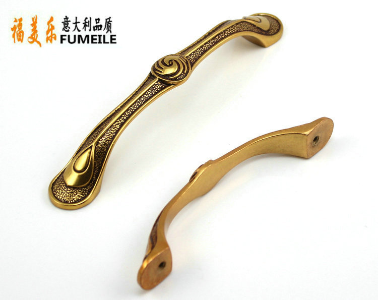 Wholesale Furniture handles Cabinet knobs and handles Drawer handle Vintage metal handle European style handles 5pcs/lot