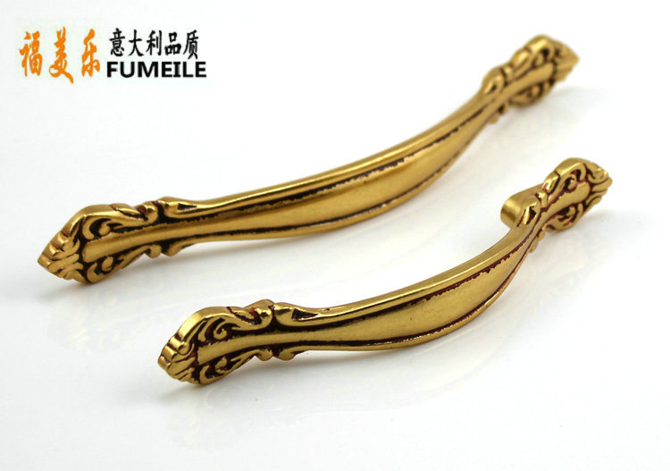 Wholesale Furniture handles Cabinet knobs and handles Vintage European style Metal knobs 114mm 5pcs/lot Free shipping