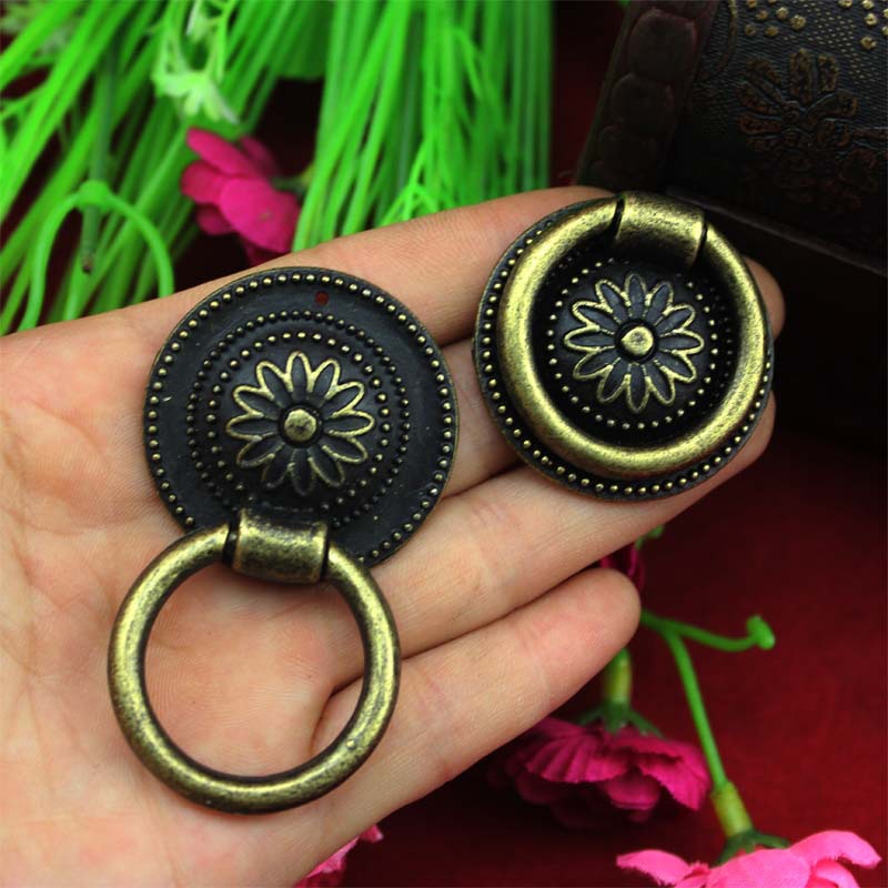 Wholesale Hardware accessories Furniture handles Antique Cabinet knobs and handles Drawer knobs Drawer handle 37mm 20pcs/lot