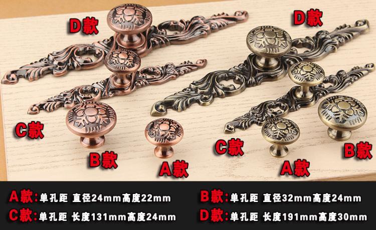 Wholesale Hardware accessories Furniture handles Cabinet knobs and handles Drawer knobs Metal 24mm 10pcs/lot Free shipping
