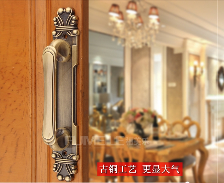 Wholesale Hardware accessories High quality Furniture handles Door handles Bronze Modern handles 216mm 2pcs/lot Free shipping
