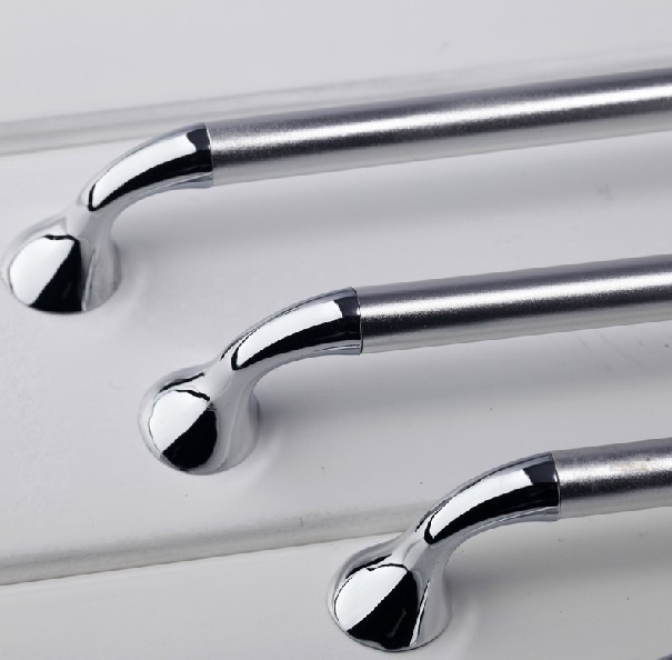 Aluminium Alloy Cabinet Wardrobe Cupboard Knob Drawer Door Pulls Handles 3.78