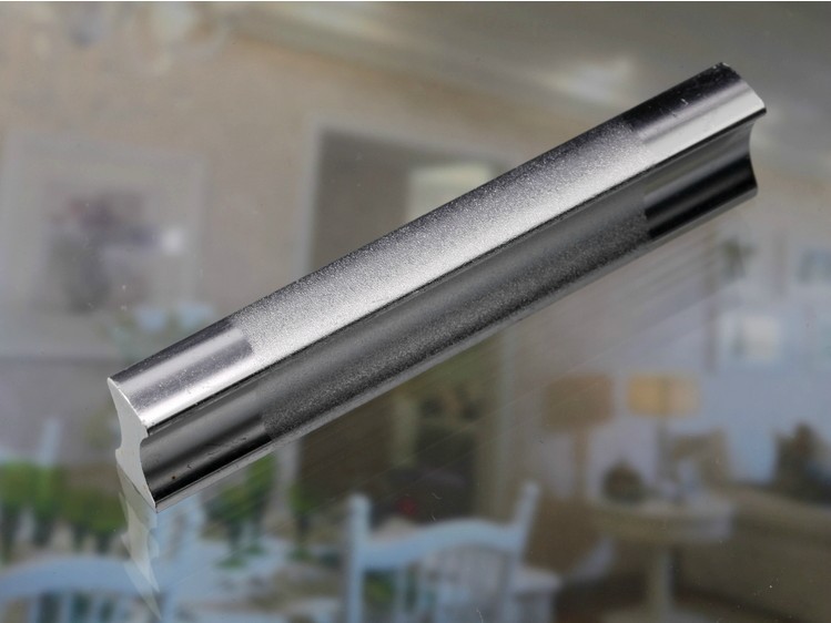 Aluminium Cabinet Cupboard Kitchen Door Drawer Pulls Handle 10.08" 256mm MBS020-7