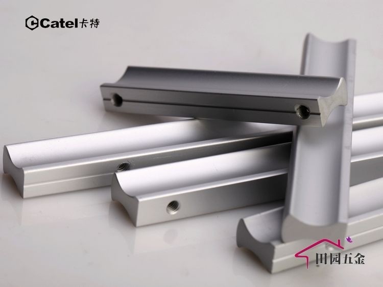 Aluminium Cabinet Cupboard Kitchen Door Drawer Pulls Handle 192mm 7.56" MBS005-5