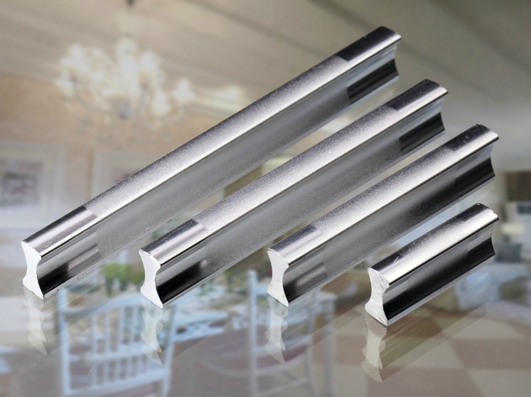 Aluminium Cabinet Cupboard Kitchen Door Drawer Pulls Handle 2.52" 64mm MBS020-2