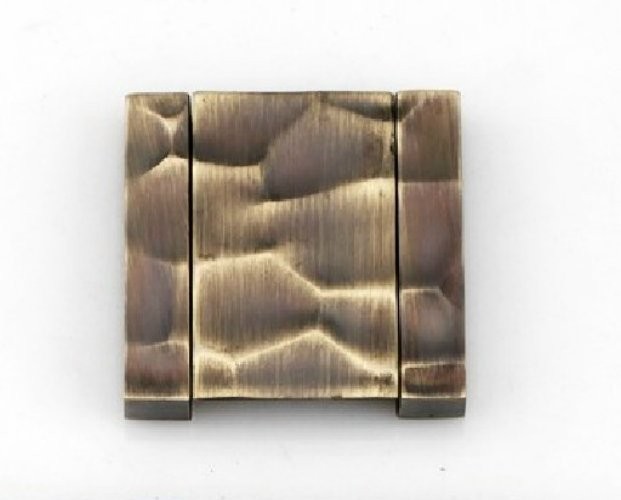 Bronze Cabinet Wardrobe Cupboard Knob Drawer Invisible Door Pulls Handles 2.52" 64mm MBS090-2