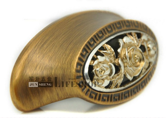 Carving Series Cabinet Wardrobe Cupboard Knob Drawer Door Pulls Handles Drawer MBS244-2