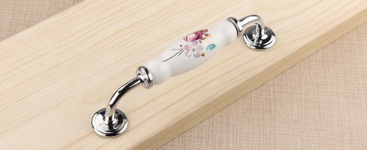 Elegant Tulip Cabinet Wardrobe Cupboard Knob Drawer Door Pulls Handles 128mm 5.04