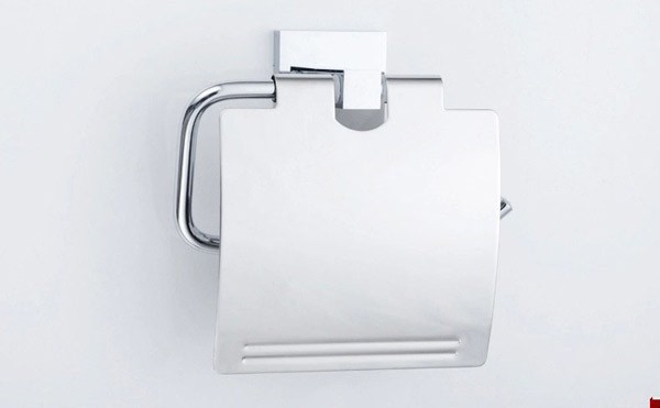 High top quality L-shape Brass Metal&Crystal glass Toilet tissue holder /Simple fashion style Toilet paper holder