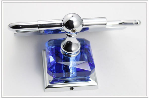 High top quality L-shape Brass Metal&Crystal glass Toilet tissue holder /Toilet paper holder
