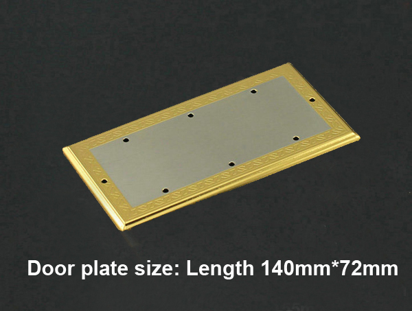 New classical European contracted style high grade zinc alloy door plate with three number for your luxury home