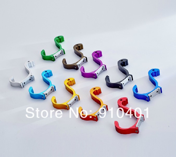 Wholesale And Promotion Luxury 10 PCS Wall Mounted Swan Bathroom Accessory Coat Hat Hook Towel Hanger