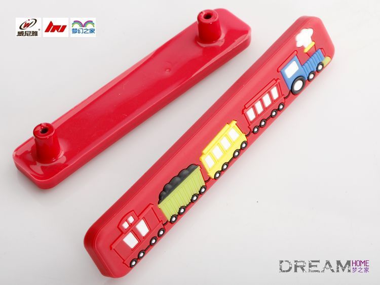 4 colors 128mm train drawer pull, Furniture Handles /kids room handle/ boy girl Kids Children Cartoon Carbinet Knobs