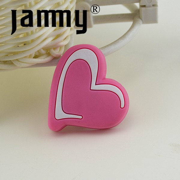 Top quality  for soft kids pink heart furniture handles drawer pulls kids bedroom dresser knobs