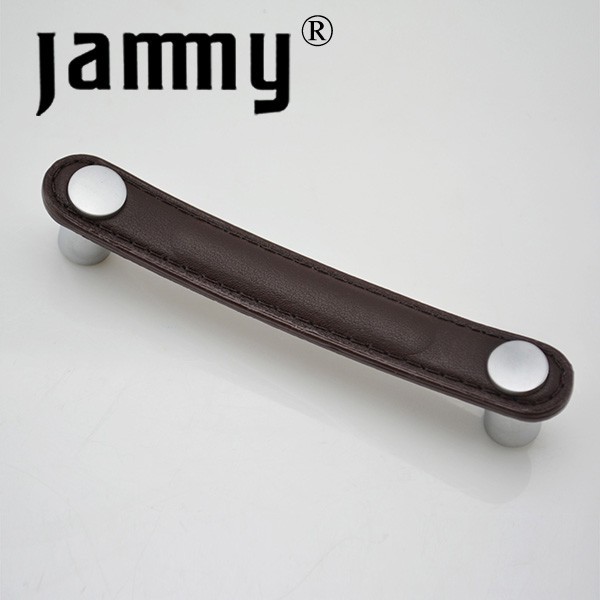 2014 96MM Arched Leather Handles furniture decorative kitchen cabinet handle high quality armbry door pull