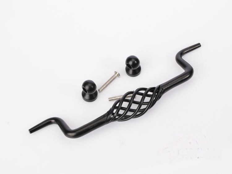 -160mm Black iron birdcage drawer pull /furniture handle/ kitchen cabinet door handle European design