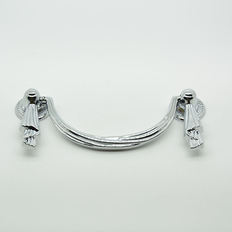 64mm chrome zinc alloy 35g white drawer handles kitchen cabinet knobs handles crystal handles