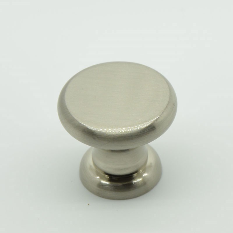 cheap round zinc alloy single hole cabinet knobs and drawer pulls 16g chrome plating cheap cabinet knobs and pulls
