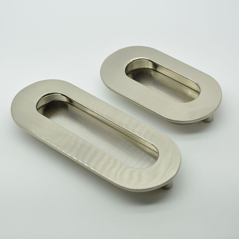round corner steel brushed finish 64mm zinc alloy cabinet pulls 64g with 2 screws for drawers furniture kitchen cabinet