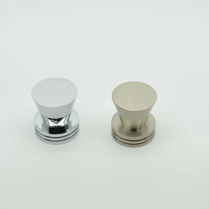 round flat top  zinc alloy single hole cabinet knobs and hardware16g chrome cheap cabinet knobs and pulls