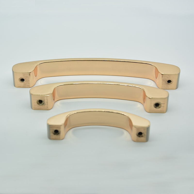 wave embossed 128 mm golden elegant zinc alloy pulls handles for cabinet 136g for cabinet wardrobe cupboard dresser furniture