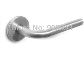 6pairs lot free shipping Modern stainless steel tube classic door handle/handle/lever door handle/AISI 304