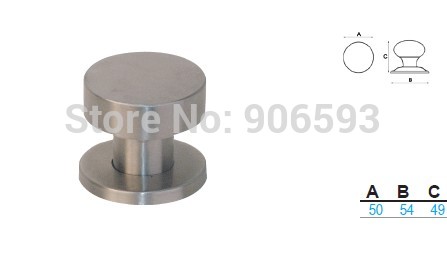 6pcs lot free shipping Modern stainles steel passage door knob/door handle/pull handle/diameter 50mm door knob
