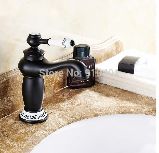 Wholesale And Retail Promotion Bathroom Oil Rubbed Bronze Bathroom Basin Faucet Single Handle Sink Mixer Tap