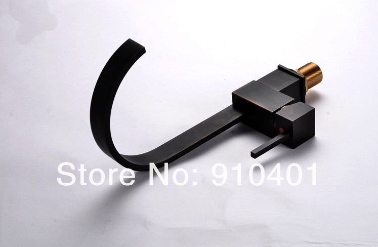 Wholesale And Retail Promotion NEW Oil Rubbed Bronze Kitchen Bar Sink Faucet Vessel Sink Mixer Tap Goose Style