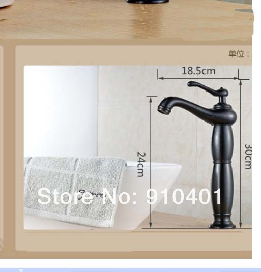 Wholesale And Retail Promotion Oil Rubbed Bronze Deck Mounted Bathroom Basin Faucet Single Handle Hole Mixer