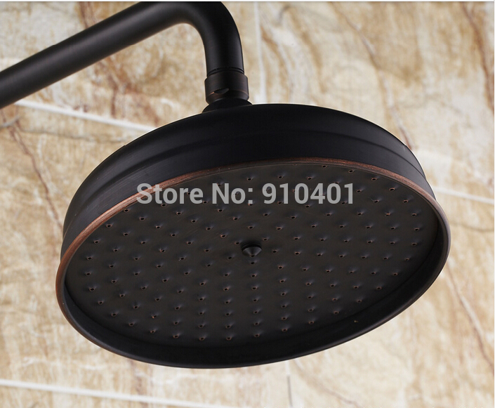 Wholesale And Retail Promotion Luxury Oil Rubbed Bronze Rain Shower Faucet Set Bathtub Mixer Tap Ceramic Style