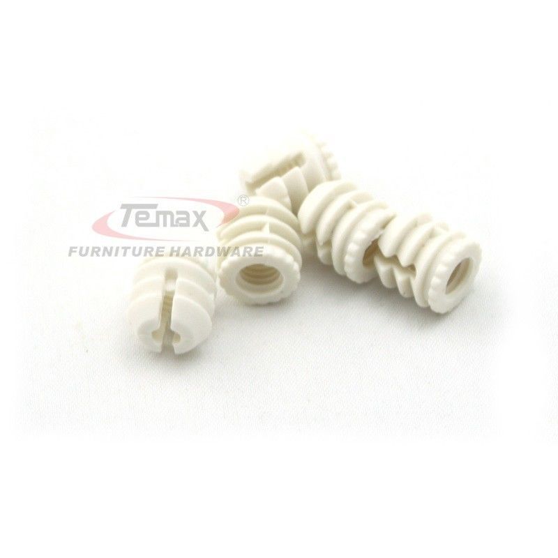 100pcs Plastic Screw Fitting Accessories Screwed Connection Expanding nut M6
